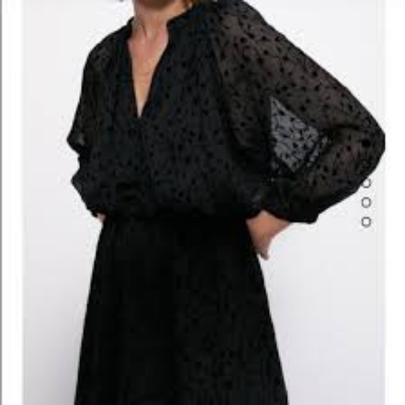 Zara double fabric dress - Picture 4 of 4